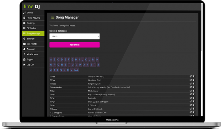 macbook song manager