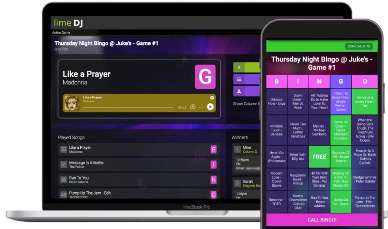 limedj music bingo