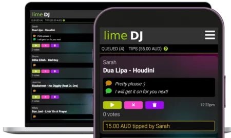 lime dj song request app