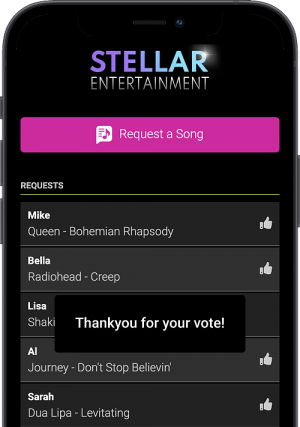 lime dj song request vote